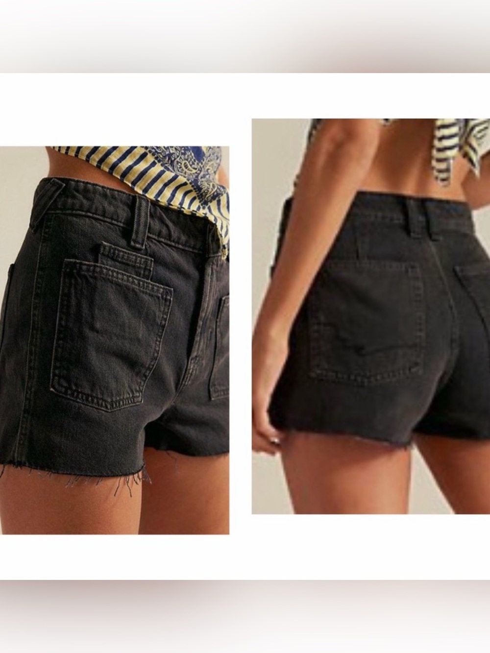 We The Free Bettie sailor shorts w/raw edge
Size 27